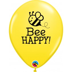 11" Yellow Bee Happy  (50ct.)