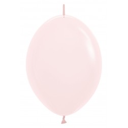 12" Pastel Matte Pink Link-O-Loons (25pcs)