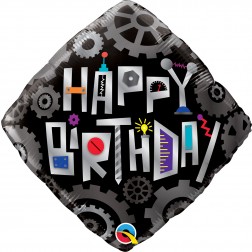 18" Diamond Bday Robot Cogwheels 