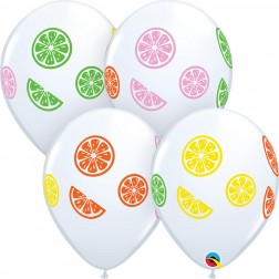 11" White Colorful Fruit Slices  (50ct.)