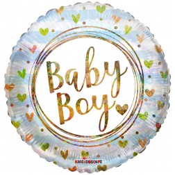 09" PR Baby Boy Ring and Hearts Holographic