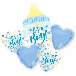 Bouquet Baby Boy Bottle