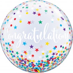 22" Congratulations Confetti Stars