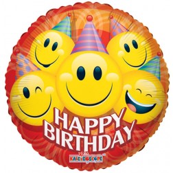 18" SP: Party Smilies Birthday