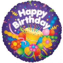 09" Happy Birthday With Cake
