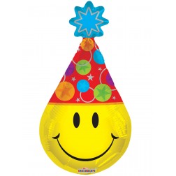 14" Smiley Party Hat