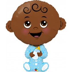 38" Baby Boy-Brown Skin Tone (pkgd)