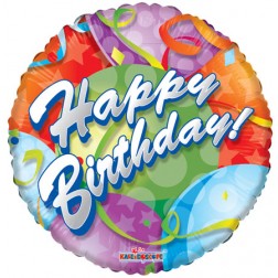 09" Birthday Festive Balloons