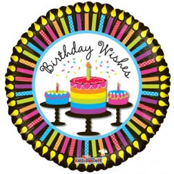 18" SP: Birthday Cupcakes & Candles