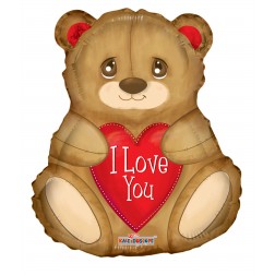 18" SP: ILY BEAR SHAPE