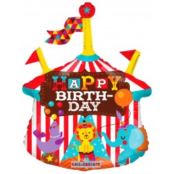 14" CIRCUS BIRTHDAY MINI SHAPE