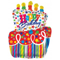  36" SP: BV Big Cake Birthday Shape