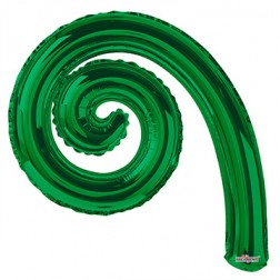 AirFilled 14" SC Kurly Spiral Green