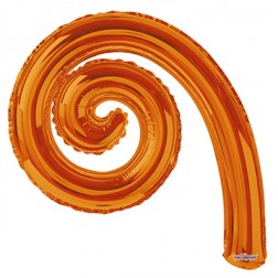 AirFilled 14" SC Kurly Spiral Orange