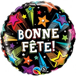 18" po. Bonne Fete - Etoiles filantes