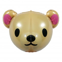 24" 3D Teddy Bear Baby Pink