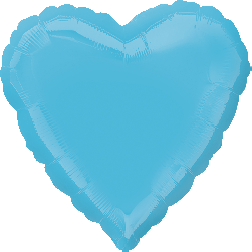  Standard Heart Caribbean Blue