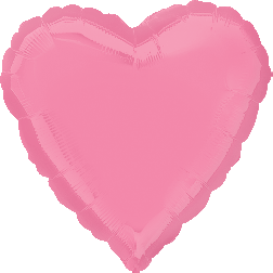  Standard Heart Bright Bubble Gum Pink 