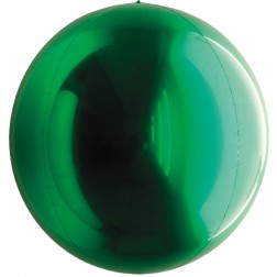 14" Metallic Green Balloon Ball