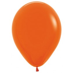 11" Fashion Orange Round (50pcs)