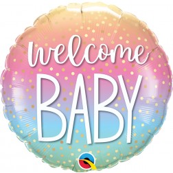 18" Welcome Baby Confetti Dots (pkgd)