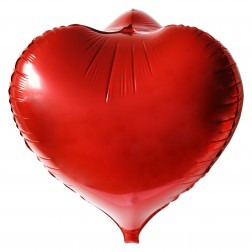 18" 3D Heart Red
