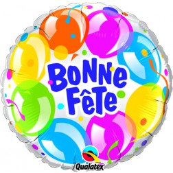 18" Bonne Fête - Ballons scintillants