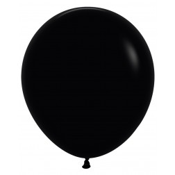 18" Fashion Black Round (25pcs)