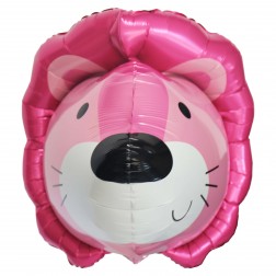 20" 3D Lion Head Pink