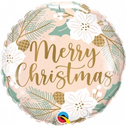 18" Christmas Floral (pkgd)