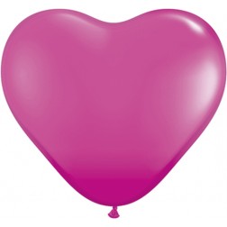 06" Wild Berry Heart 100Ct