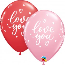 11" Love You Casual Script (50 ct.)
