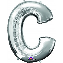 Anagram SuperShape Letter "C" Silver