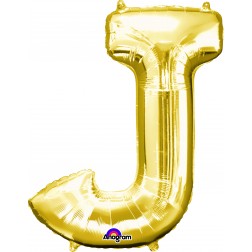 Anagram SuperShape Letter " J " Gold