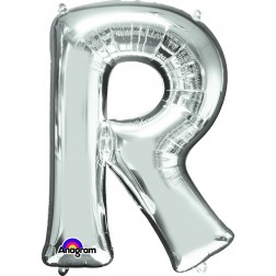 Anagram SuperShape Letter "R" Silver