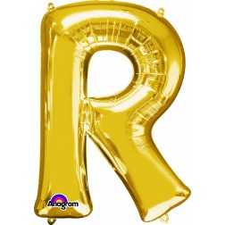 Anagram SuperShape Letter "R" Gold