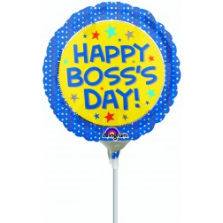 9" Boss's Day Yellow & Blue