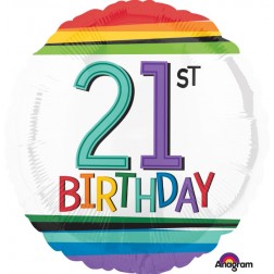 Standard Rainbow Birthday 21
