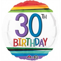 Standard Rainbow Birthday 30