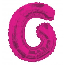 AirFilled: 14" LETTER G HOT PINK