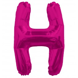 AirFilled: 14" LETTER H HOT PINK
