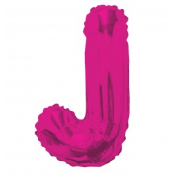 AirFilled: 14" LETTER J HOT PINK