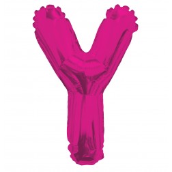 AirFilled: 14" LETTER Y HOT PINK
