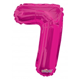AirFilled: 14" NUMBER 7 HOT PINK