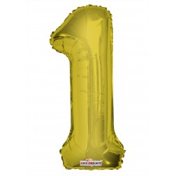 AirFilled: 14" NUMBER 1 GOLD