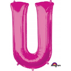 SuperShape Letter "U" Pink