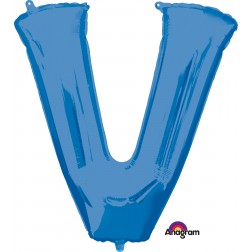 SuperShape Letter "V" Blue