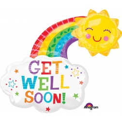 SuperShape Get Well Happy Rainbow