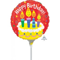 4" Happy Birthday Candles