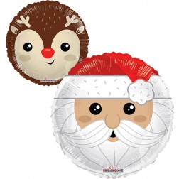 18" SP: PR Santa and Reindeer